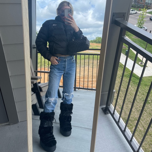 North face cropped style jacket Y2k 700 style - Picture 3 of 4